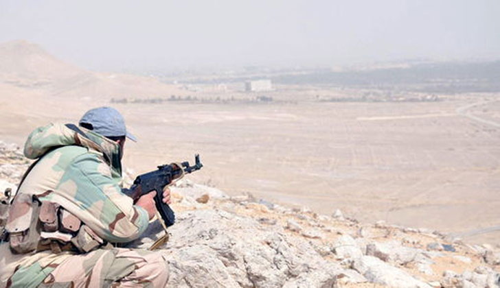 Soldat de l'armée de Bachar el Assad / Crédits : Agence SANA - Reuters
