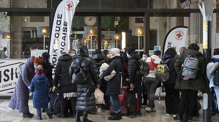 Accueil réfugiés ukrainiens en France AFP LAURE BOYER HANS LUCAS AFP