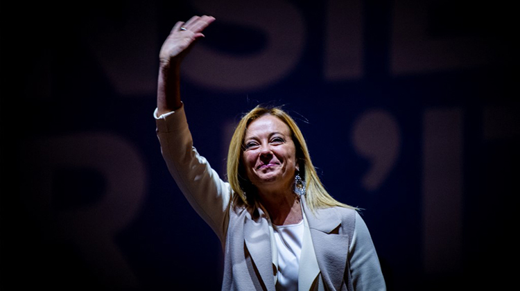 Giorgia Meloni Riccardo Fabi NurPhoto NurPhoto via AFP